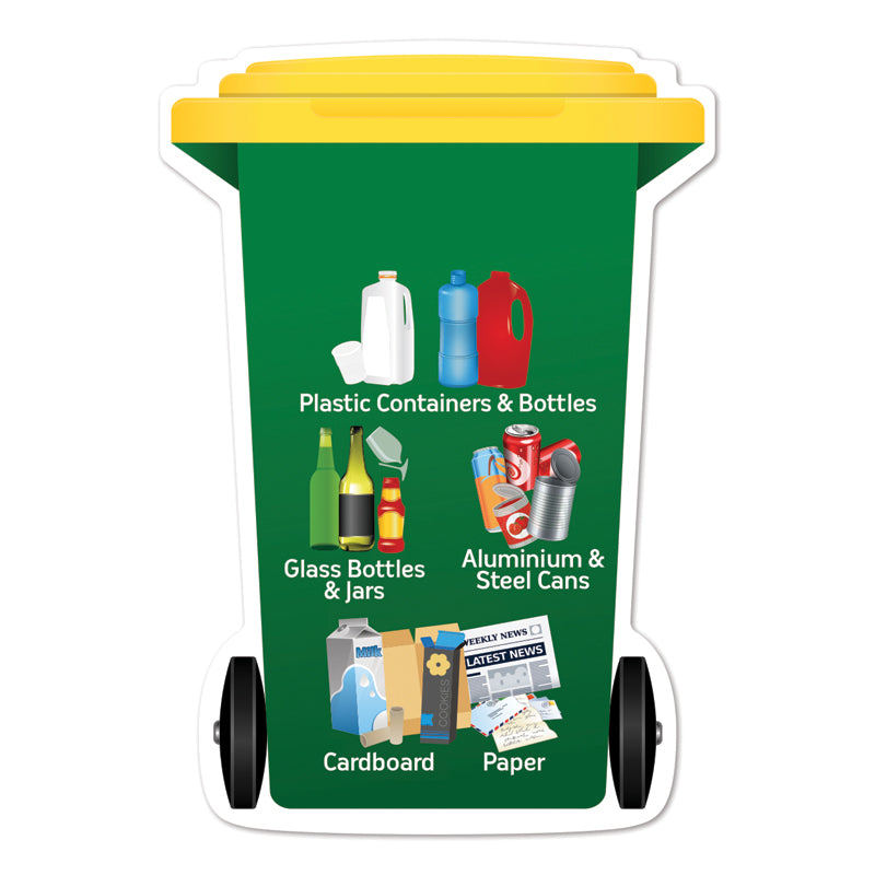68mm x 98mm Bin Shaped Fridge Magnet