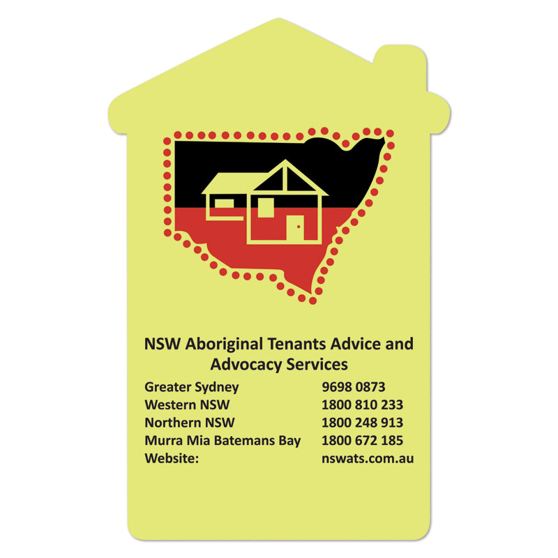 95mm x 145mm House Shape Fridge Magnet