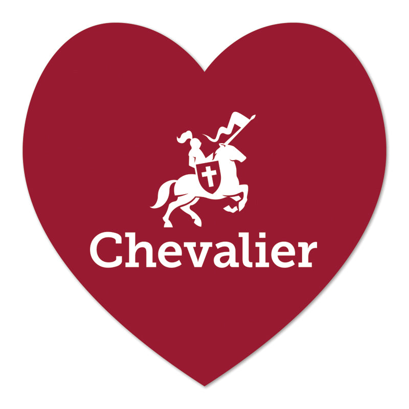 80mm x 80mm Heart Shaped Fridge Magnet